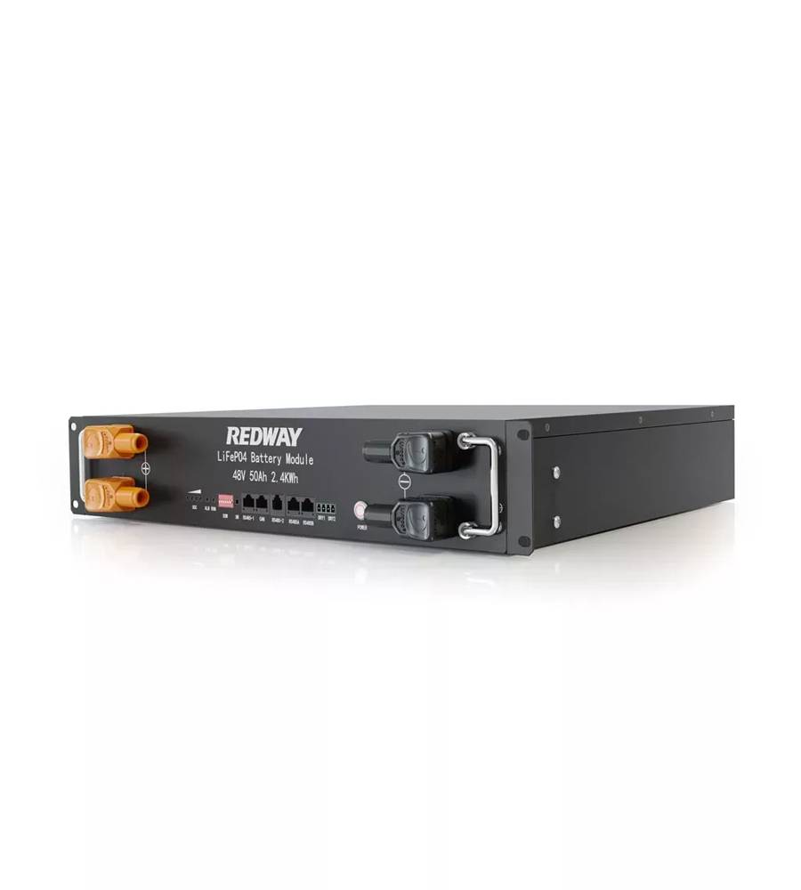 48V 50Ah Rack-mounted LiFePO4 Battery 2u PRO high capacity rack battery